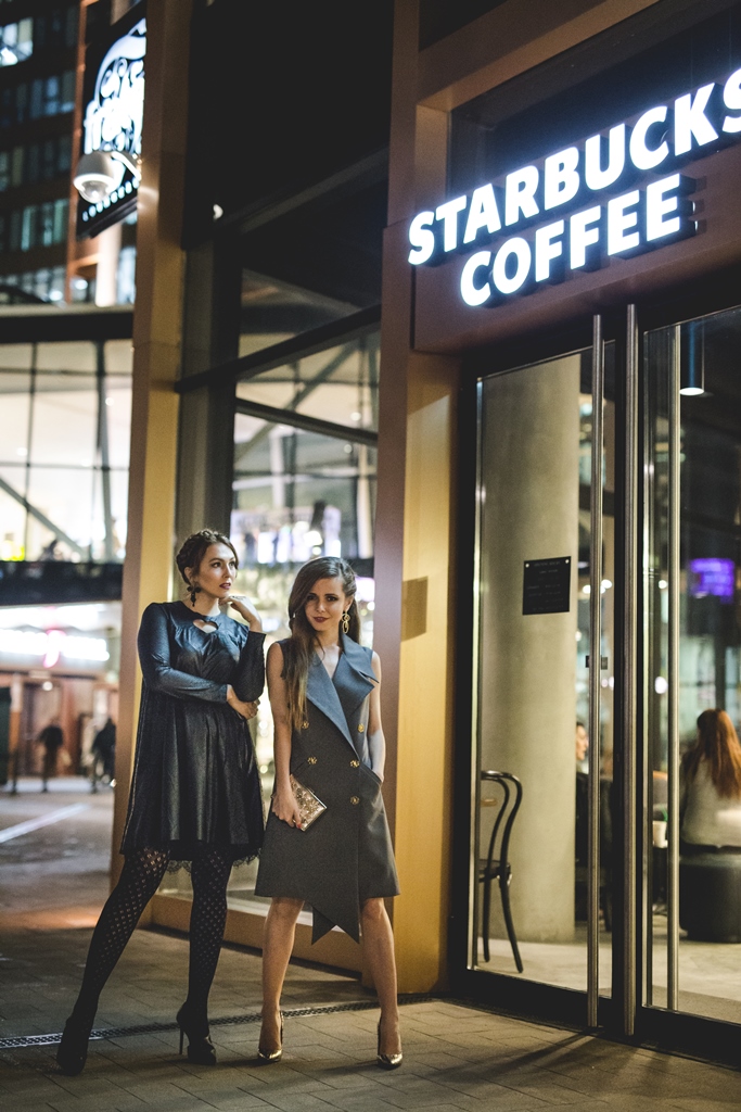 rochii Laura Galic in Starbucks Iasi 