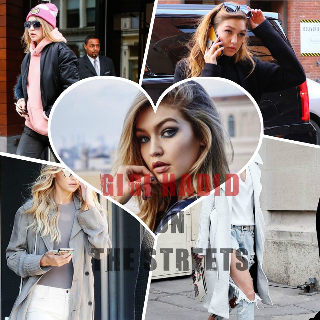 Gigi Hadid on the streets