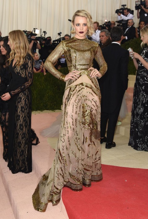 Met Gala 2016 covorul rosu Rachel McAdams