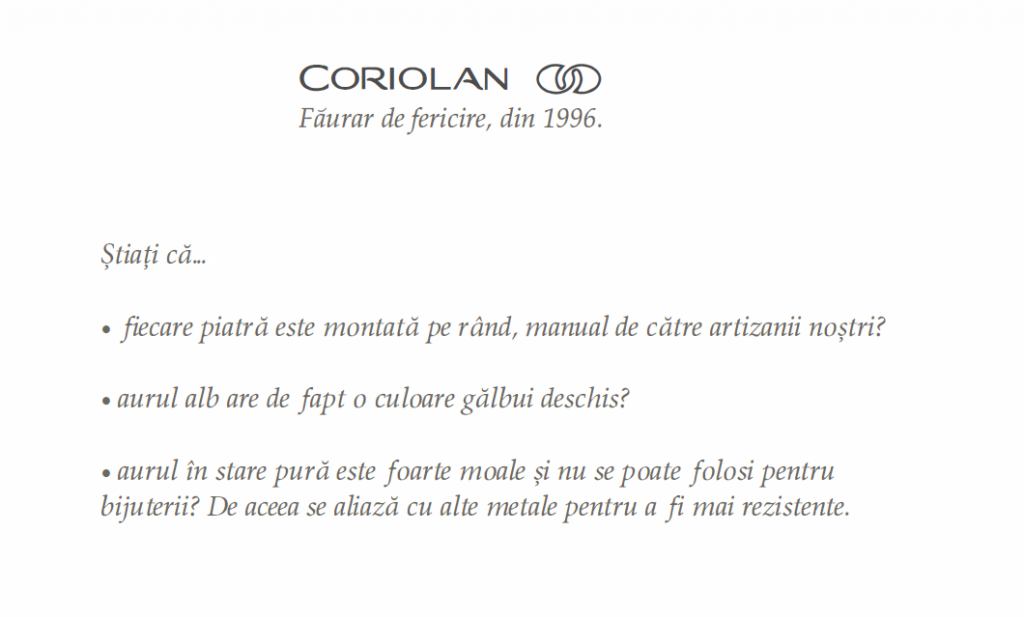 Coriolan_Log - Faurar de fericire 